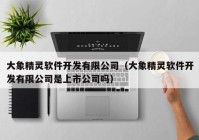 大象精灵软件开发有限公司（大象精灵软件开发有限公司是上市公司吗）