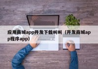 应用商城app开发下载叫叫（开发商城app程序app）