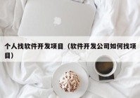 个人找软件开发项目（软件开发公司如何找项目）