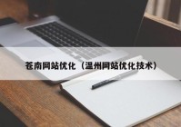 苍南网站优化（温州网站优化技术）