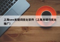 上海seo关键词优化软件（上海关键词优化推广）