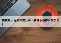 快应用小程序开发公司（软件小程序开发公司）