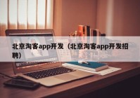 北京淘客app开发（北京淘客app开发招聘）