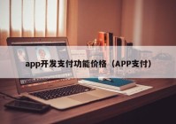 app开发支付功能价格（APP支付）